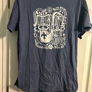 Port and Company Blue New Orleans Tee